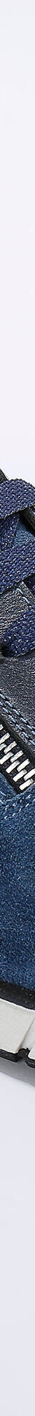 Baskets zippées et à lacets en cuir (bleu jean) Baskets zippées et à lacets en cuir (bleu jean)